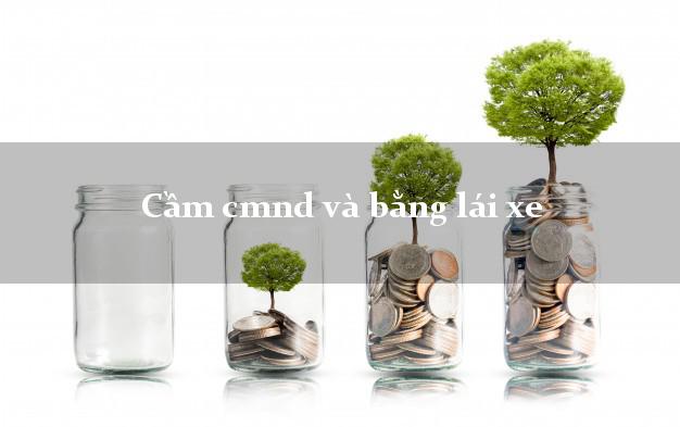 Cầm cmnd và bằng lái xe